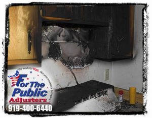 Fire damage Kitchen, NC