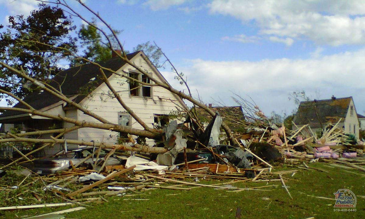 Tornado Damage Claim Help NC, VA